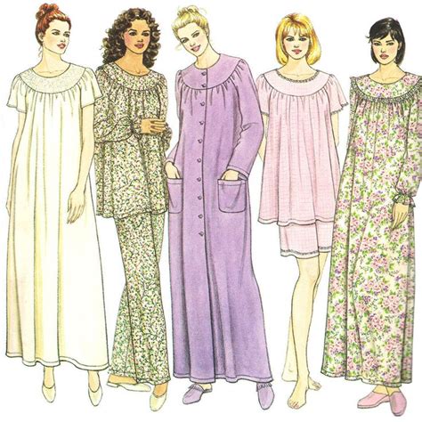 Nighties And Nightgowns Oh My Vintage ©1999 Simplicity Sewing Pattern