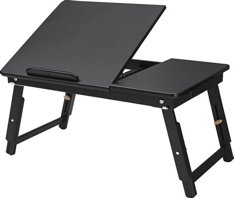 Table pliante pour ordinateur portable avec pieds réglables en hauteur