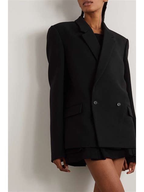 Wardrobenyc Hailey Bieber Double Breasted Wool Blazer Net A Porter