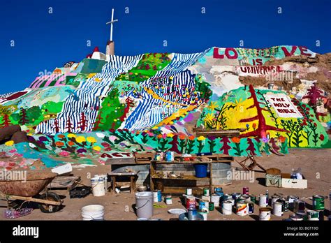 Salvation Mountain, Niland, California Stock Photo - Alamy