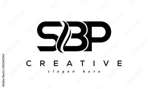 Letter Sbp Creative Logo Design Vector Stock Vector Adobe Stock