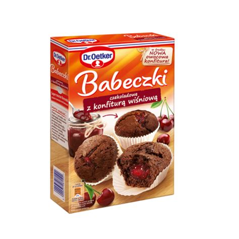 BABECZKI Z KONFITURĄ WIŚNIOWĄ DR OETKER 442g Dobre Ceny Polski