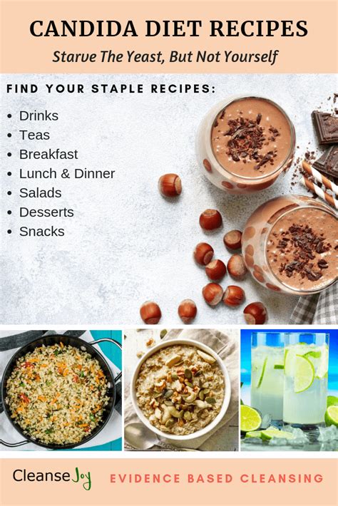 Candida Diet Recipes : Best Staple Foods & Recipes For Candida Cleanse