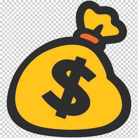 Paquete de dólares bolsa de dinero emoji iconos logos emojis emojis