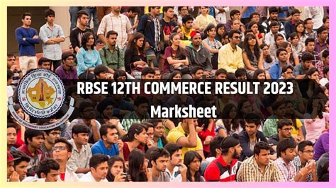 RBSE 12th Commerce Result 2023 रजसथन बरड 12व कमरस रजलट 2023