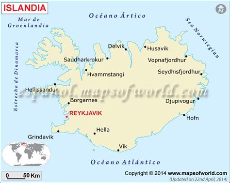 Islandia Mapa Mapa Islandia