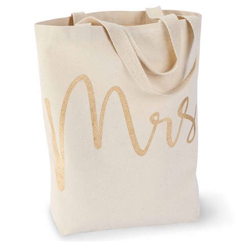 Mrs. Canvas Tote Bag | Mud Pie