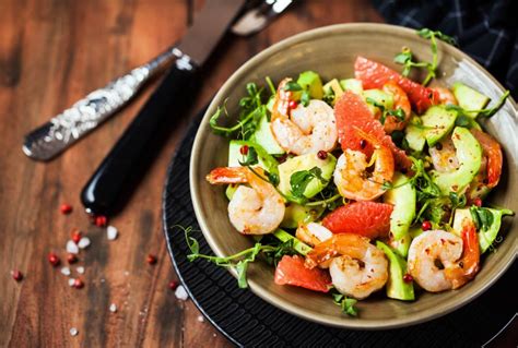 Salade Aux Crevettes Croustillantes Maximag Fr