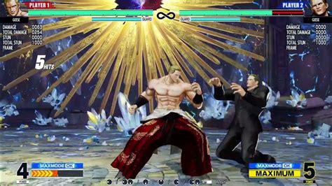 Kof Xv Geese Combo 03 Youtube