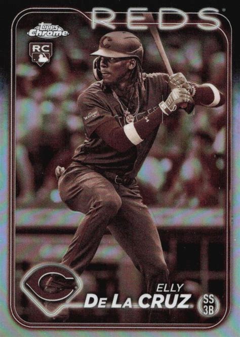 Elly De La Cruz Topps Chrome Sepia Refractor Price Guide