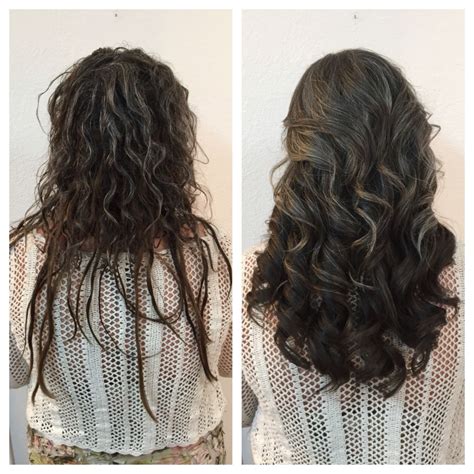 Before And After We Switched Her From Weft Extensions That Had Seen Better Days To Hothead Tape