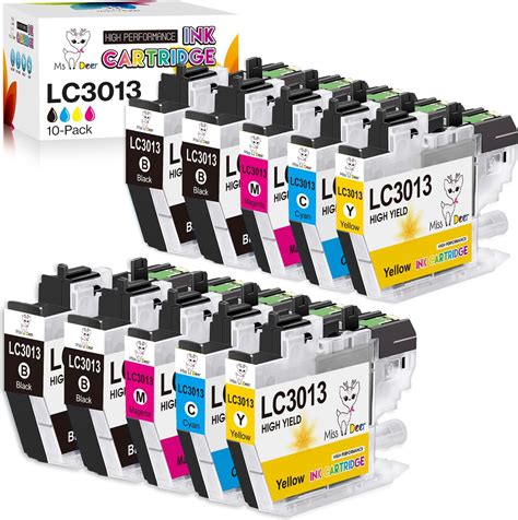 Lc109 Ink Cartridges Bkcmy 4 Pack Compatible For Brother Lc109xxl Ink