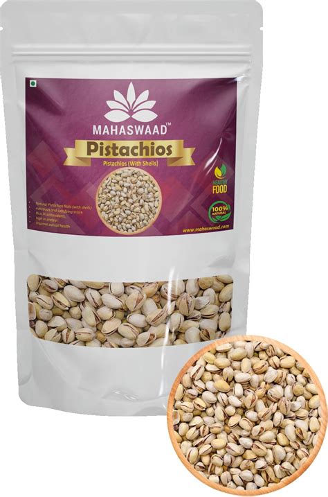 Mahaswaad Pistachios Roasted And Salted California Pistachios High In