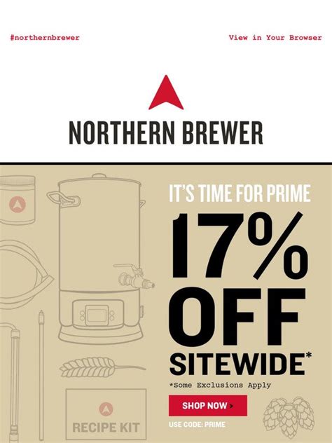 Northern Brewer Home Brewing Supplies Off Sitewide For Prime Day