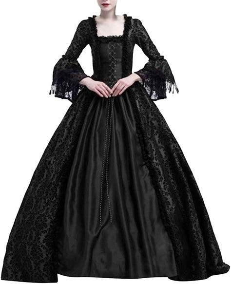 Womens Medieval Renaissance Victorian Costume Marie Antoinette Ballgown