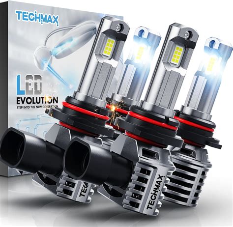 Techmax Mini Led Headlight Bulbs W Lm Lux K Cool