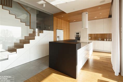 Poland-Modern-Home-Interior-Black-White-Light-Wood-Color-Scheme_1 | iDesignArch | Interior ...