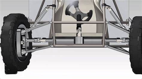 Mini Baja Cad Design With Working Suspensionsteeringdrivetrain Youtube