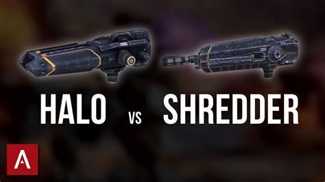 Halo Vs Shredder Which Is The Best Lock Down Weapon War Robots