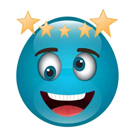 Blue Emoji Meme PNG Isolated HD PNG Mart