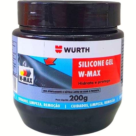 Silicone Gel Revitalizador W Max Pl Sticos E Borrachas Wurth Yamase