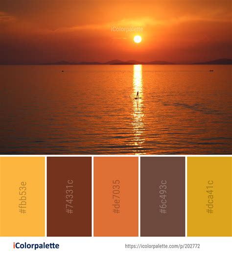 75 Sunset Color Schemes Curated Collection Of Color Palettes