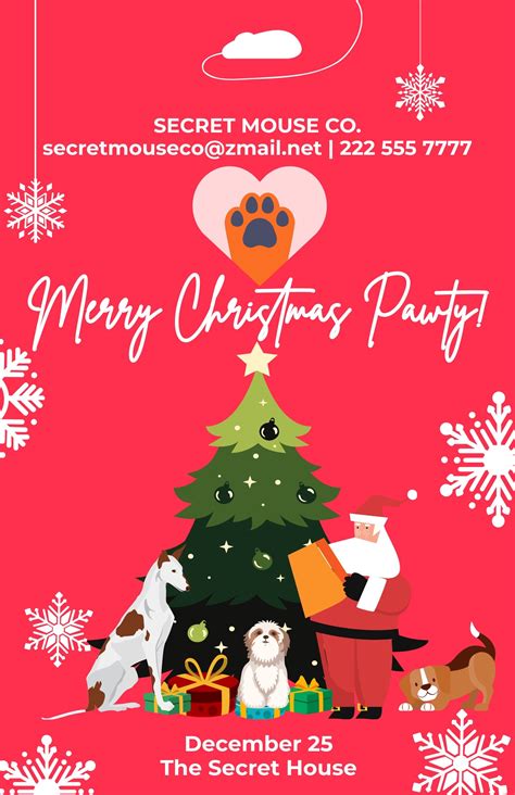 Free Christmas Flyer Templates Microsoft