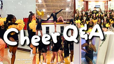 Cheer Qanda 📣 Tryouts Confidence Uniforms And More Youtube