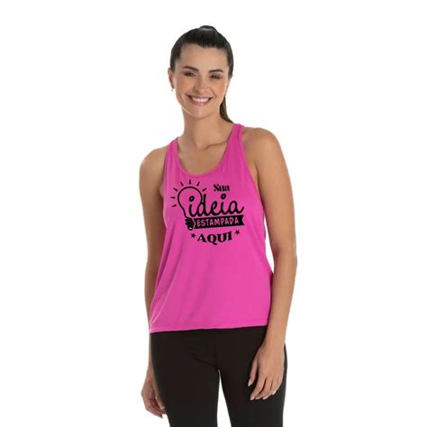 Regata Feminina Dry Fit Personalizada