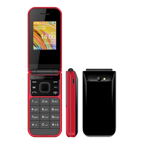 UNIWA F2720 Unlocked Phone: Dual SIM Cute Flip Keyboard Mobile