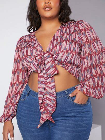 Plus Size Tops Shop Curve Tops SHEIN UK