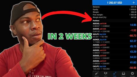 How To Grow A Small Forex Account Fast From 252 1600 In 2 Weeks