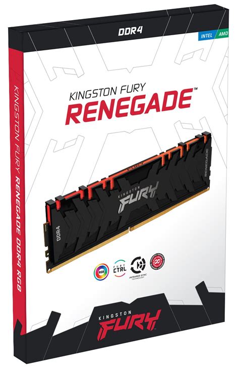 Kingston Ddr Gb X Gb Mhz Fury Renegade Rgb Black