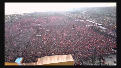 Ak Parti Stanbul Yenikap Mitingi Helikopter Ekimi Birde B Yle