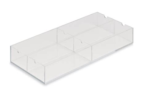 Clearform ML7400 Acrylic Tube Rack Organizer For 4 Place Rack 360