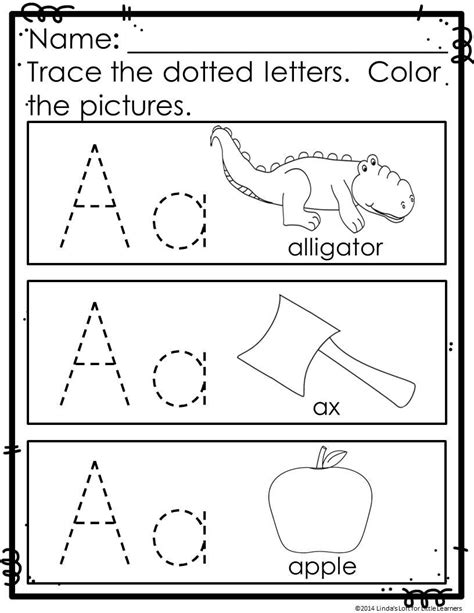 Pre K Tracing Worksheets