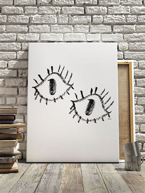 Eyes Eye Art Black and White Eye Painting All Seeing Eye - Etsy