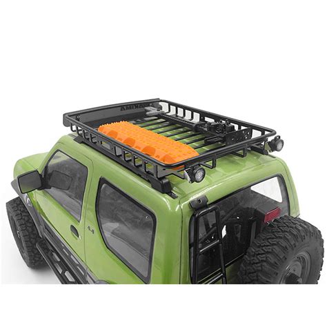 Metall Luggage Rack Rahmen mit Back Licht für MST JIMNY RC Modell Auto