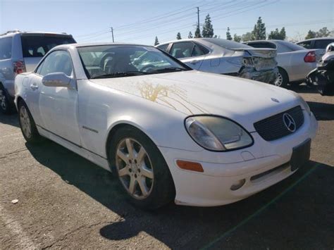 2001 Mercedes Benz Slk Class 230 Kompressor Wdbkk49f21f224238 Bid