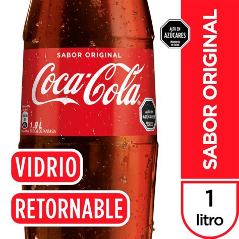 Coca Cola Sabor Original Vidrio Retornable 1 Lt