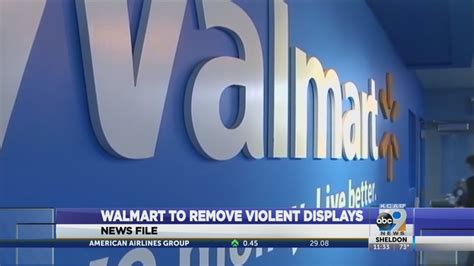 Walmart To Remove Violent Displays Youtube