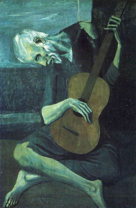 The Old Guitarist (1903) by Pablo Picasso – Artchive