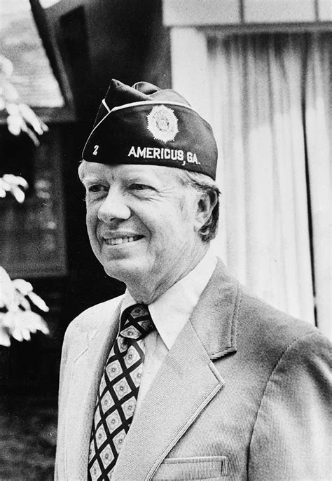 Jimmy Carter in Legion Cap - New Georgia Encyclopedia