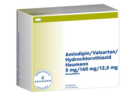 Amlodipin Valsartan Hydrochlorothiazid Heumann Mg Mg Mg