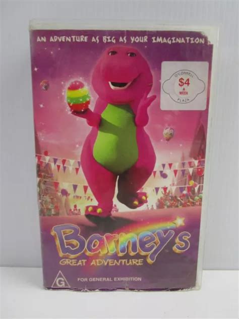 BARNEY'S GREAT ADVENTURE, VHS Tape, Vintage Video, Movie, G, 1998 £12.37 - PicClick UK