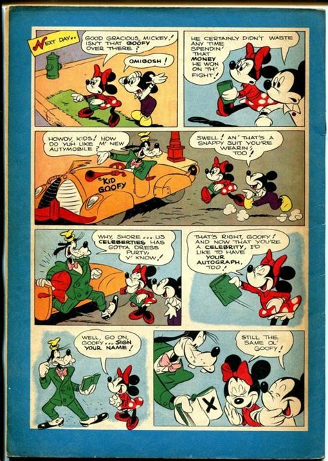 Mickey Mouse Four Color Comics Dell Hoouse Of Many Mysteries