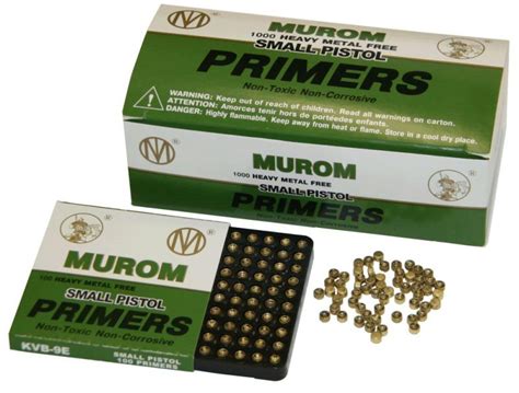 Murom Small Pistol Primers Heavy Metal Free