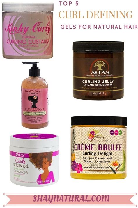 Top 5 Curl Defining Gels For Natural Hair Shaynatural Natural Hair