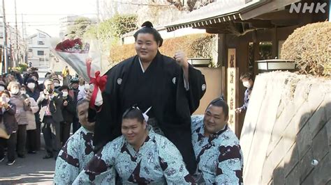 松戸出身 大相撲 琴ノ若が大関昇進 祖父は琴櫻 しこ名は 口上は 地元の松戸や山形では Nhk