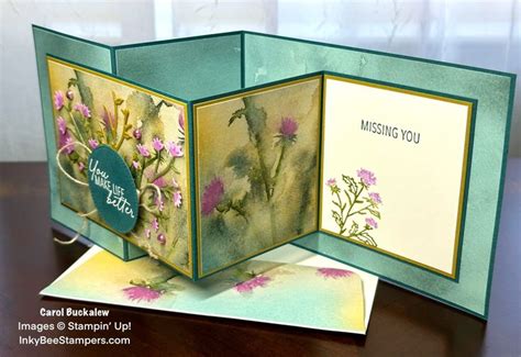 Stampin Up Sneak Peek Thoughtful Journey Double Z Fold Thinking Of